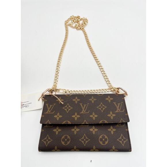 Vintage Louis Vuitton Passport Travel Monogram Wallet Converted Crossbody - Picture 2 of 16